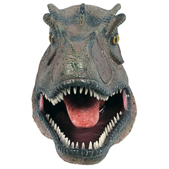 Design Toscano Allosaurus Wall Trophy Mouth Open Dinosaur