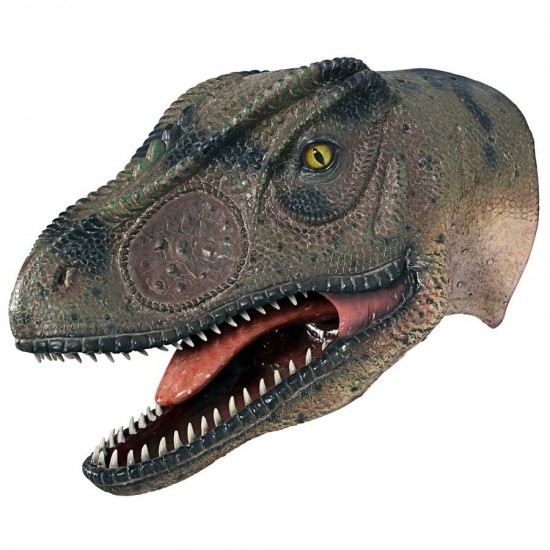 Design Toscano Allosaurus Wall Trophy Mouth Open Dinosaur