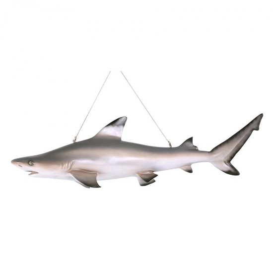 Design Toscano Black Tip Shark Ceiling Mount Trophy