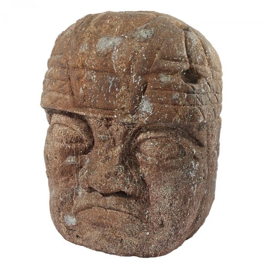 Design Toscano Grande Megalithic Olmec Head Statue