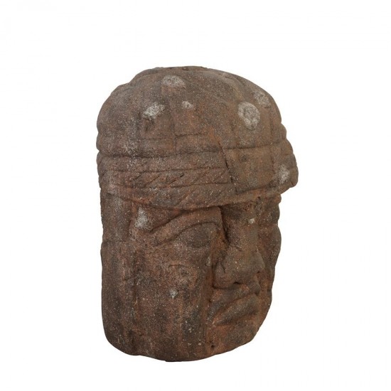 Design Toscano Grande Megalithic Olmec Head Statue