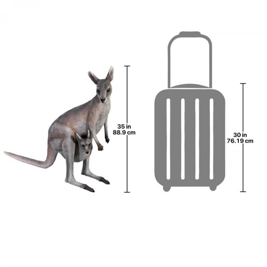 Design Toscano Australian Outback Kangaroo Statue