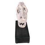 Design Toscano Velociraptor Skull Fossil Statue