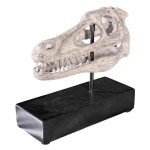 Design Toscano Velociraptor Skull Fossil Statue