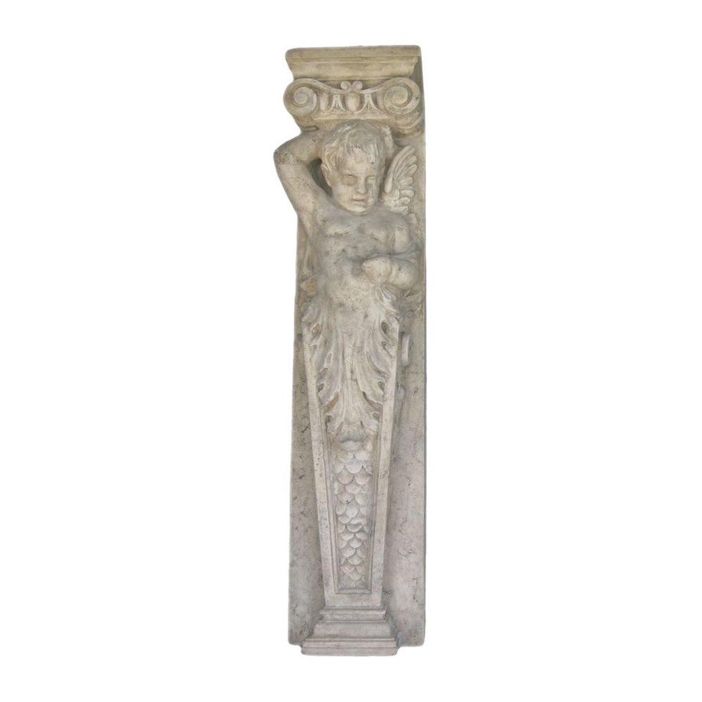 Design Toscano Left Fontainebleau Cherub Pilaster Design Toscano Left Fontainebleau Cherub Pilaster