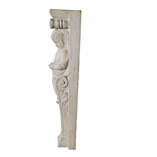 Design Toscano Left Fontainebleau Cherub Pilaster