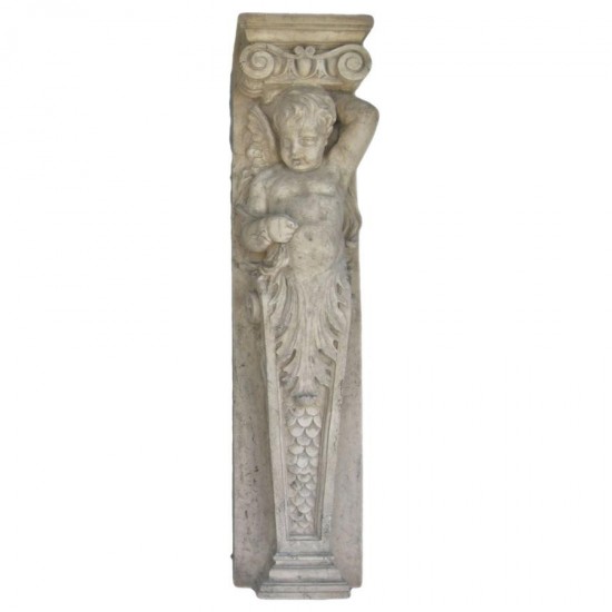 Design Toscano Right Fontainebleau Cherub Pilaster