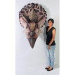 Design Toscano Triceratops Dinosaur Wall Trophy