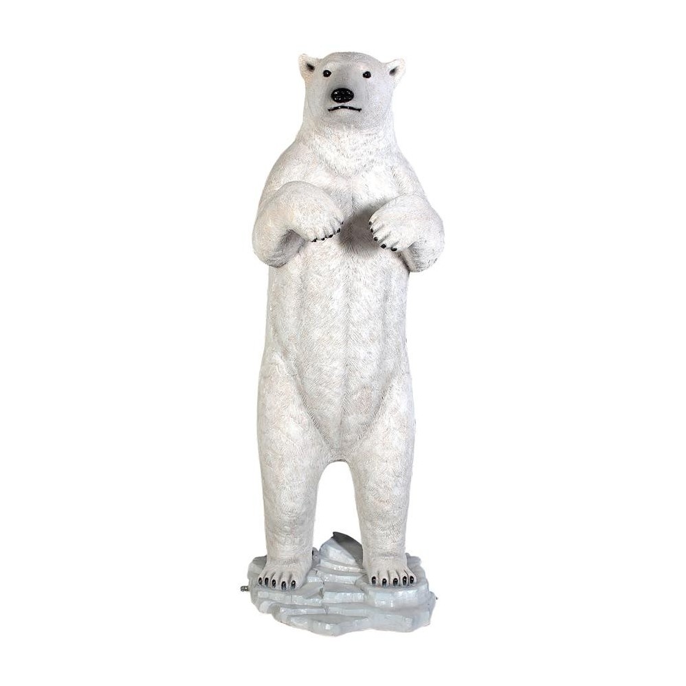 Design Toscano Standing Prodigious Polar Bear Statue