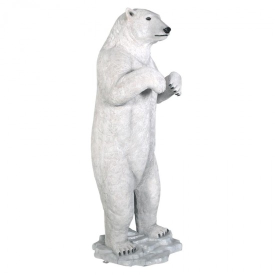 Design Toscano Standing Prodigious Polar Bear Statue