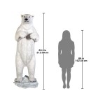 Design Toscano Standing Prodigious Polar Bear Statue