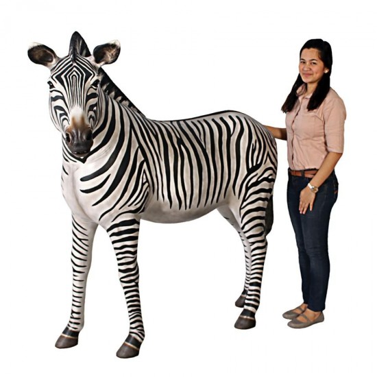 Design Toscano Grand Scale Adult Zebra Statue