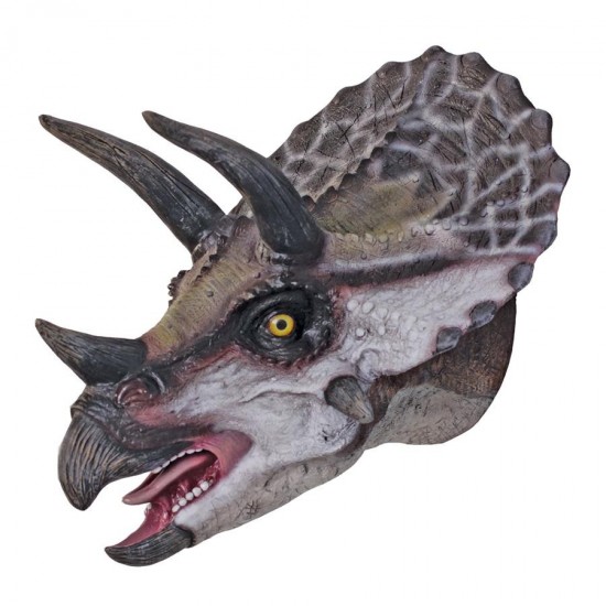 Design Toscano Triceratops Scaled Dinosaur Wall Trophy