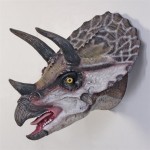 Design Toscano Triceratops Scaled Dinosaur Wall Trophy