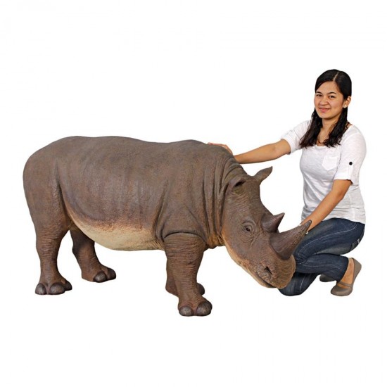 Design Toscano Grand Scale Rhinocerous Statue