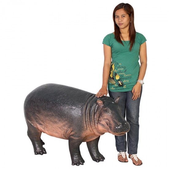 Design Toscano Bobo The Baby Hippo Statue