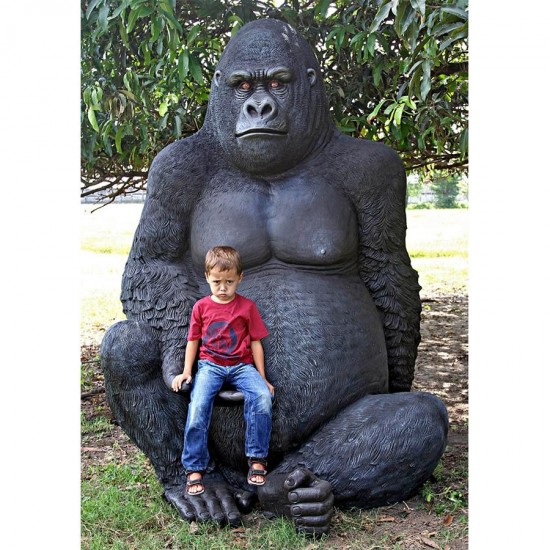 Design Toscano Giant Male Silverback Gorilla