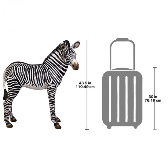 Design Toscano Grand Scale Zebra Foal Statue