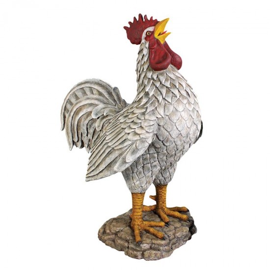 Design Toscano Cock A Doodle Doo Giant Rooster Statue