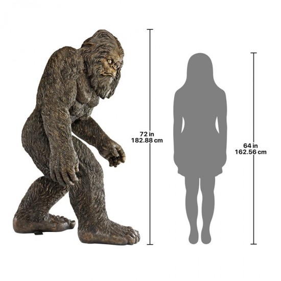 Design Toscano Life Size Bigfoot The Garden Yeti Statue