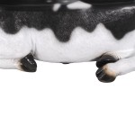 Design Toscano Cowch Holstein Cow Bench