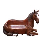 Design Toscano Saddle Up Horse Bench