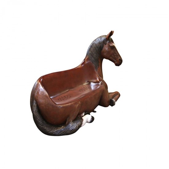 Design Toscano Saddle Up Horse Bench