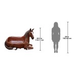 Design Toscano Saddle Up Horse Bench