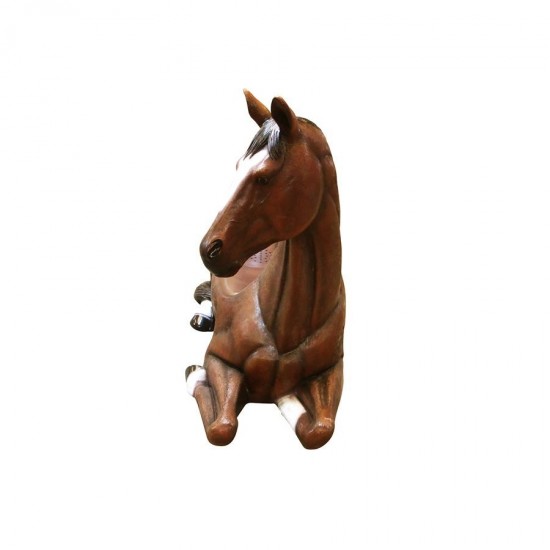 Design Toscano Saddle Up Horse Bench