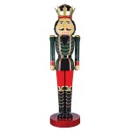 Design Toscano Super-Scaled Holiday Nutcracker Statue