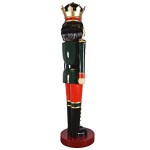 Design Toscano Super-Scaled Holiday Nutcracker Statue