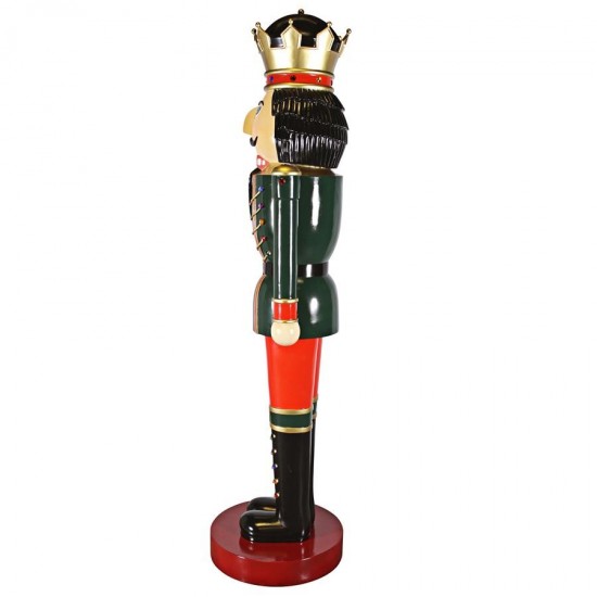 Design Toscano Super-Scaled Holiday Nutcracker Statue