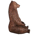Design Toscano Sitting Pretty Brown Bear Statue