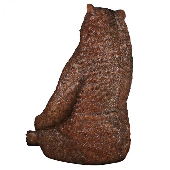 Design Toscano Sitting Pretty Brown Bear Statue