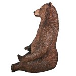 Design Toscano Sitting Pretty Brown Bear Statue