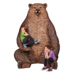 Design Toscano Sitting Pretty Brown Bear Statue