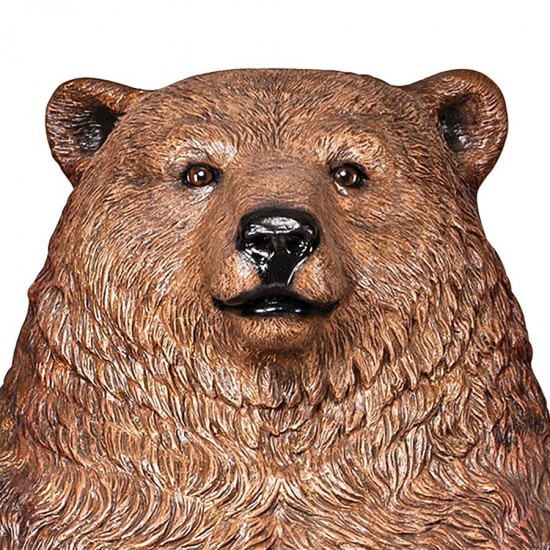 Design Toscano Sitting Pretty Brown Bear Statue
