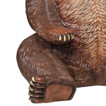 Design Toscano Sitting Pretty Brown Bear Statue