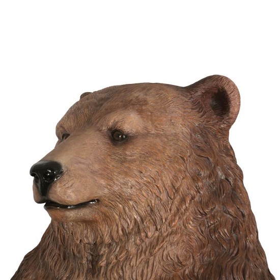 Design Toscano Sitting Pretty Brown Bear Statue
