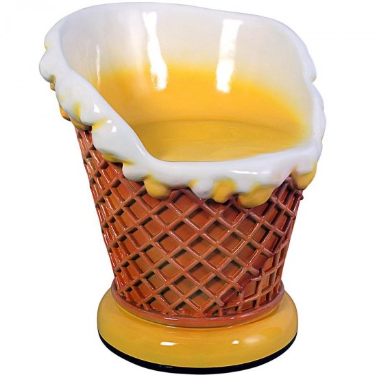Design Toscano Ice Cream Cone Chair