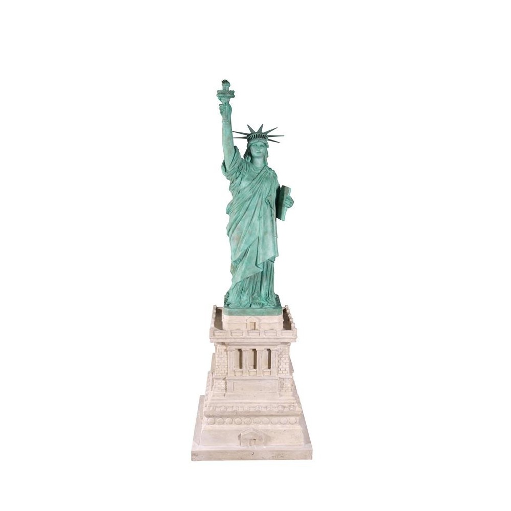 Design Toscano Statue Of Liberty On Pedestal Statue