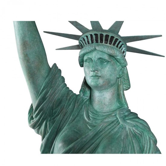 Design Toscano Statue Of Liberty On Pedestal Statue