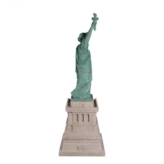 Design Toscano Statue Of Liberty On Pedestal Statue