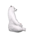 Design Toscano Sitting Pretty Oversized Polar Bear