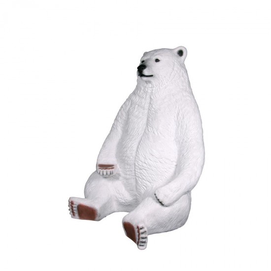 Design Toscano Sitting Pretty Oversized Polar Bear