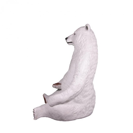 Design Toscano Sitting Pretty Oversized Polar Bear