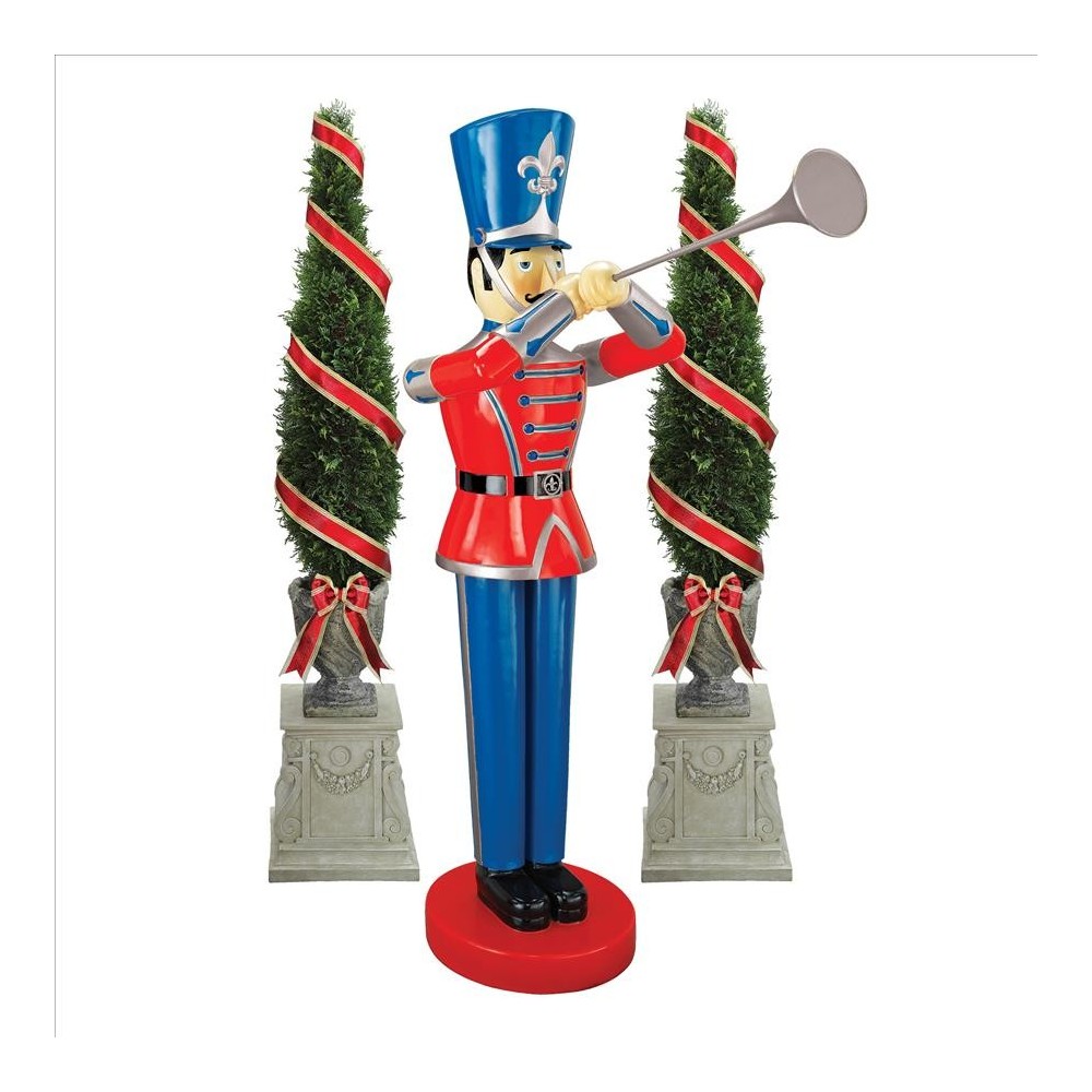 Design Toscano Large Trumpeting Soldier Statue