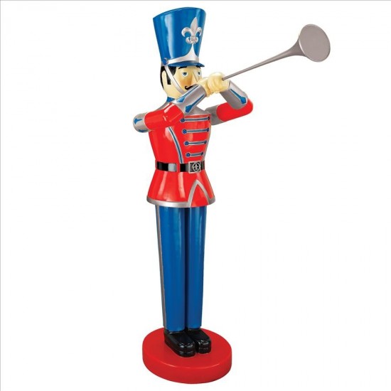 Design Toscano Large Trumpeting Soldier Statue