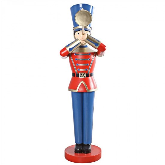 Design Toscano Large Trumpeting Soldier Statue