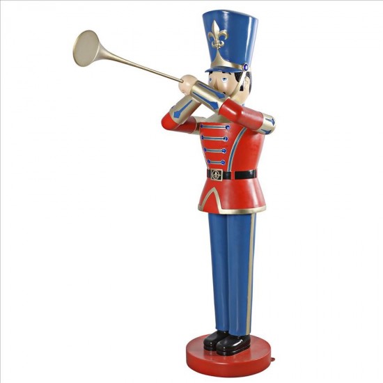 Design Toscano Large Trumpeting Soldier Statue